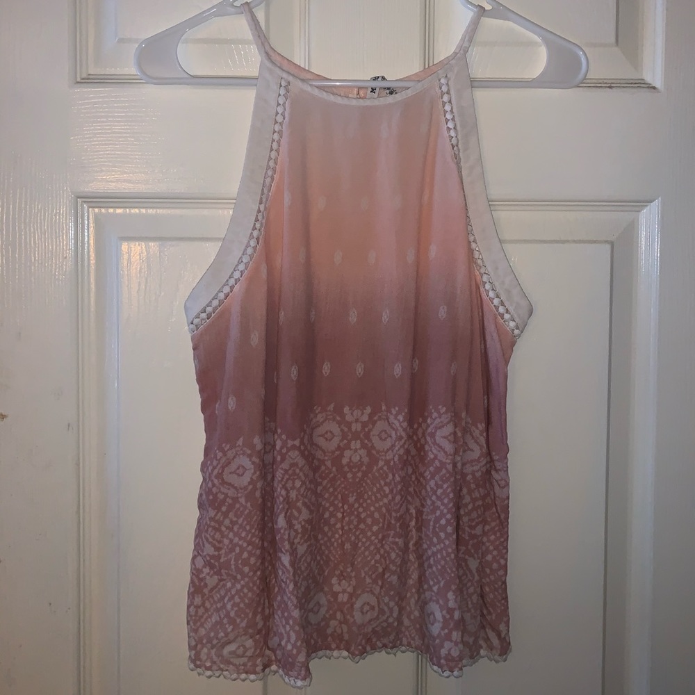 MUDD BRAND JUNIOR HALTER TANK TOP